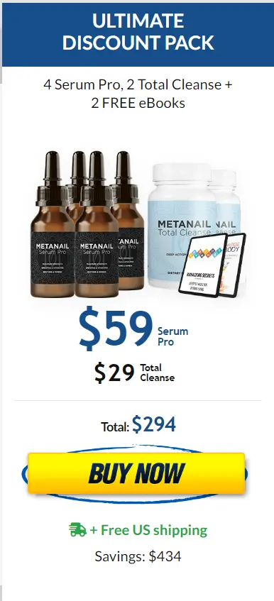 Metanail Serum Pro - 4 Bottles